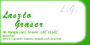 laszlo graser business card